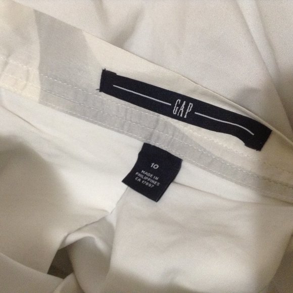 ✨5 for $30✨ Gap Off-White Soft Grey Pocket Dotted Skirt - Picture 4 of 11